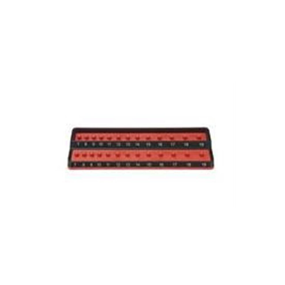0.25 In. Sae Peg Socket Holder, Red 753678466806