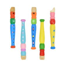 Short Flute Kid Woodwind Musical Instrument Type 6-Holes Wooden Flute