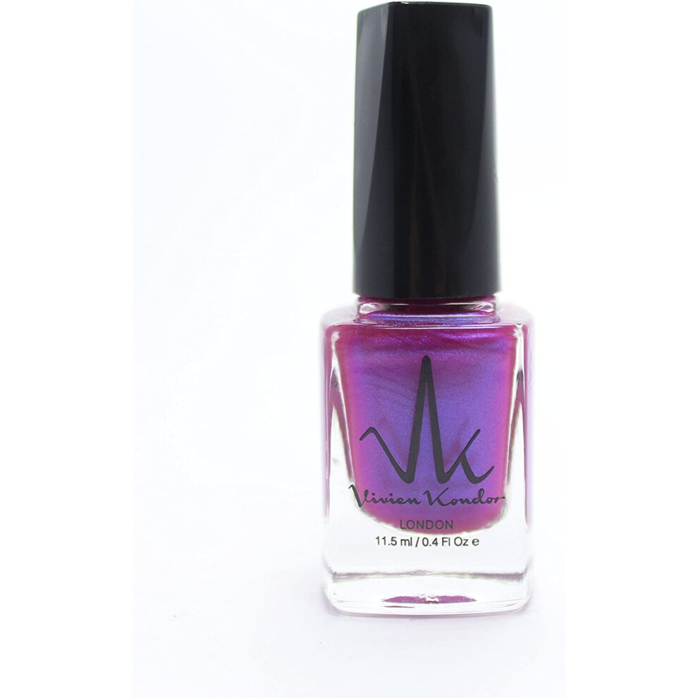 Vivien Kondor London (Voilet) Nail Polish Lasting Finish