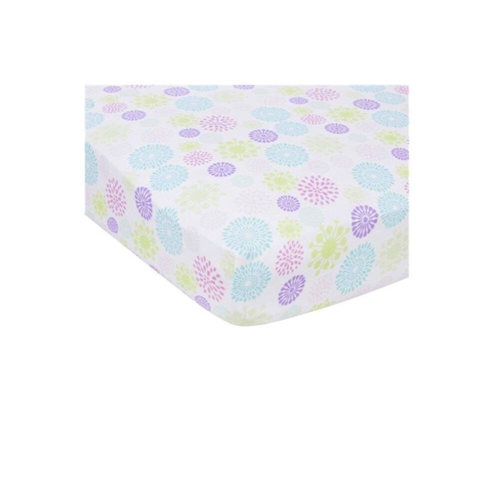 Colorful Bursts Muslin Crib Sheet Mama'sboy