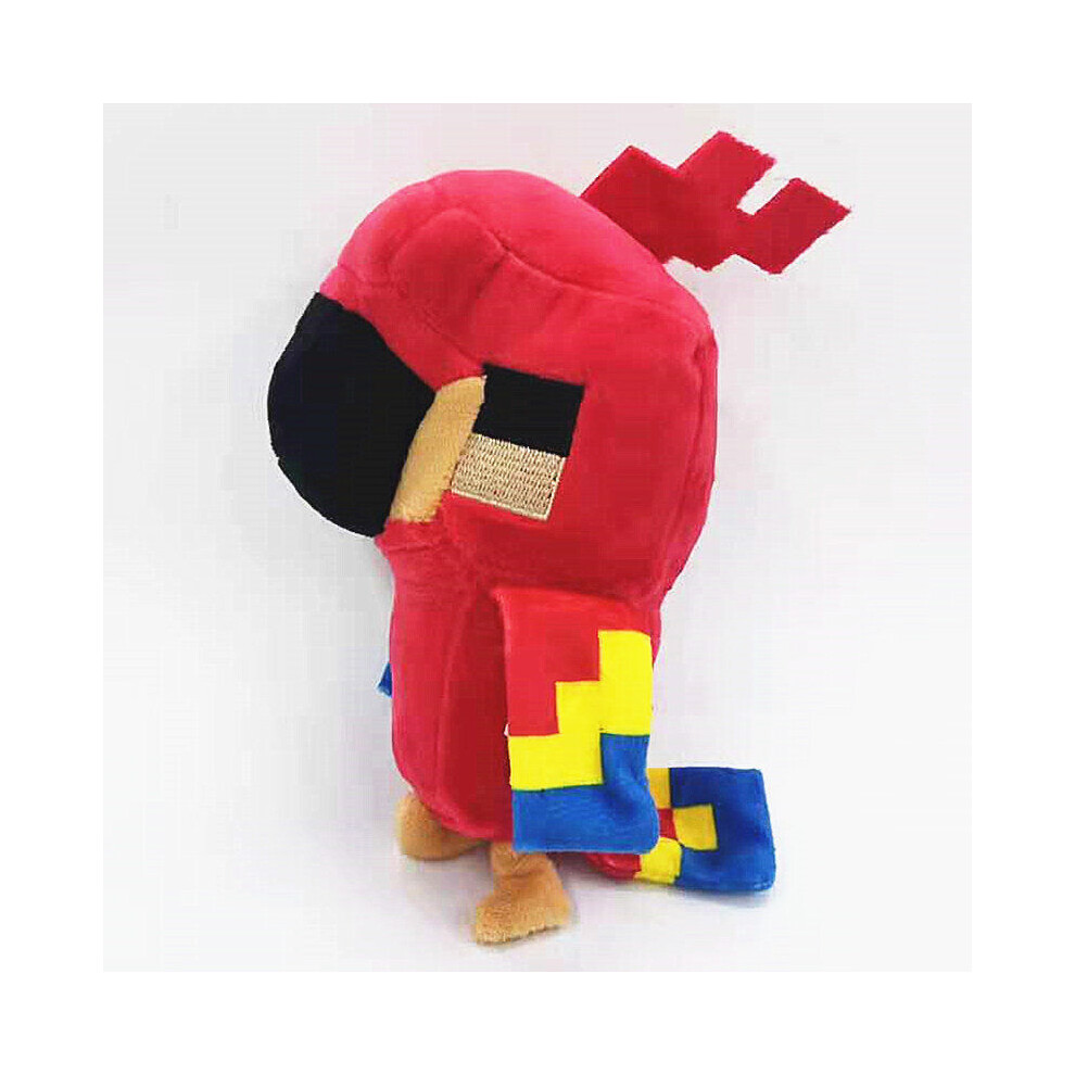 Minecraft Plush Toy kids Gift 18cm red parrot