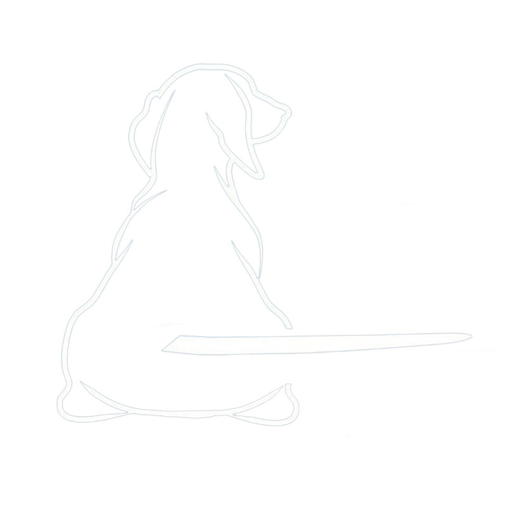 ( ) Funny Moving Tail Dog Car Sticker Window Wiper Decals Rear White 963381362276