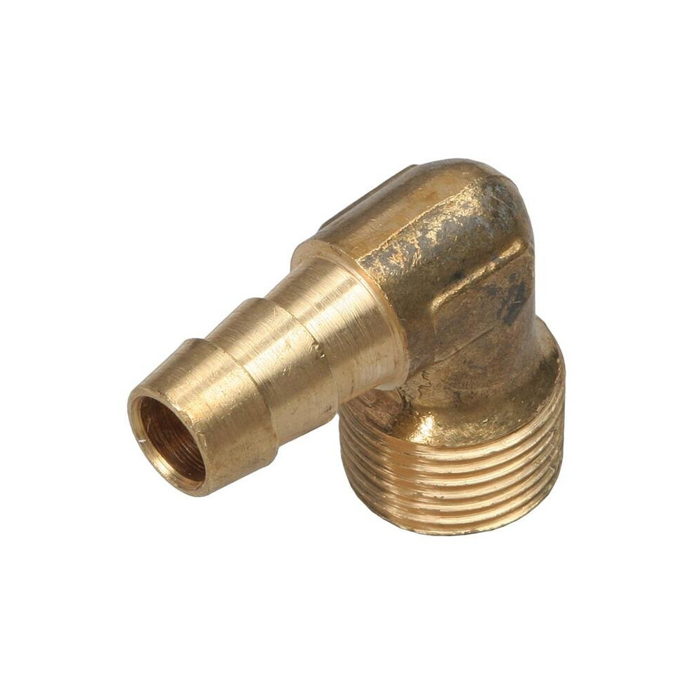 Fuel Hose Fittings - 90 Deg, Brass 753678581882