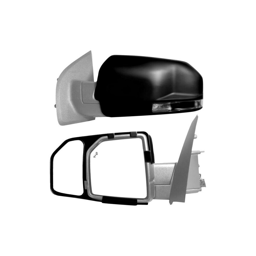 Snap & Zap Towing Mirror Extension Set With Storage Bag 753678654531