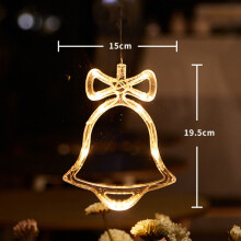 (Bells) LED Christmas Lights Santa Claus Snowman Window Lights Christmas Tree