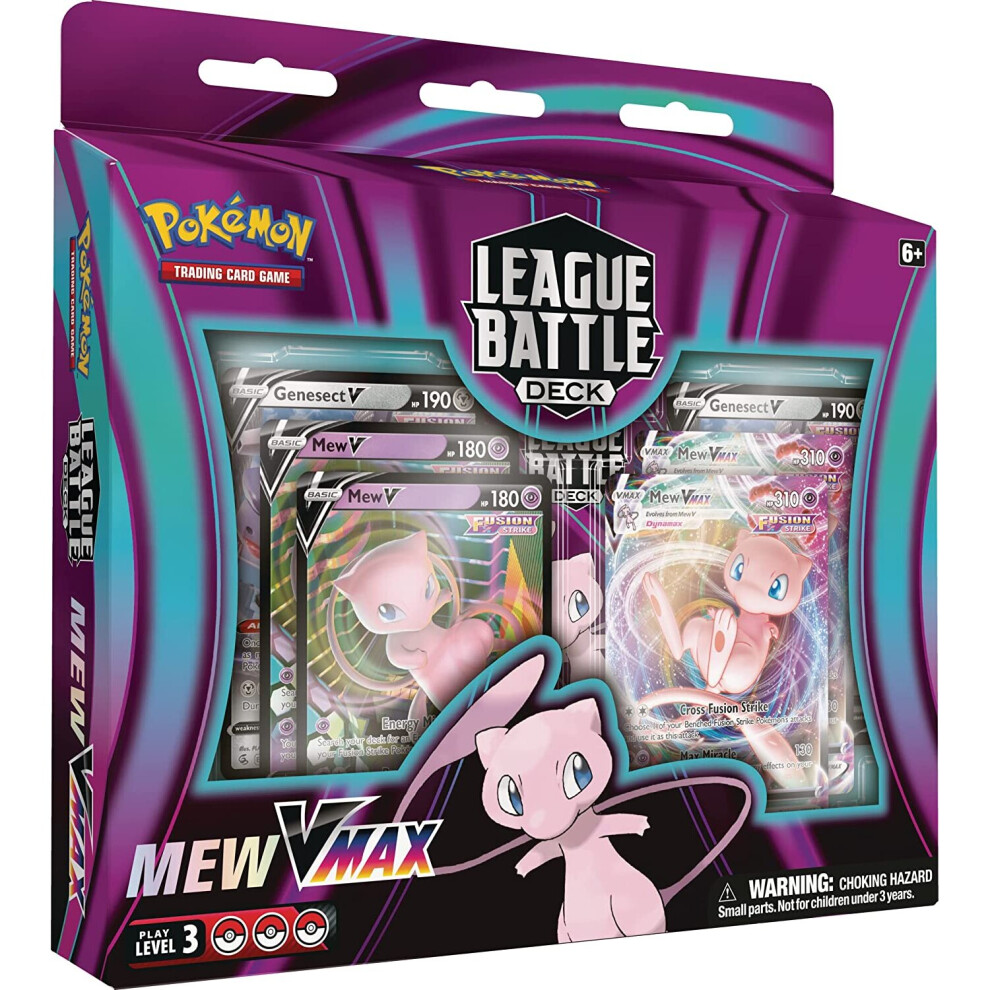 New Pokémon Tcg: Mew Vmax League Battle Deck