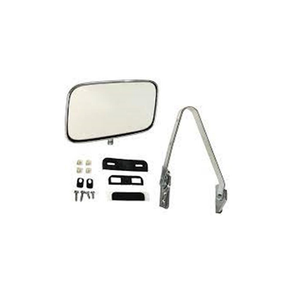 LoW Mount 2 Point Swing Away Chrome Universal Truck Mirror