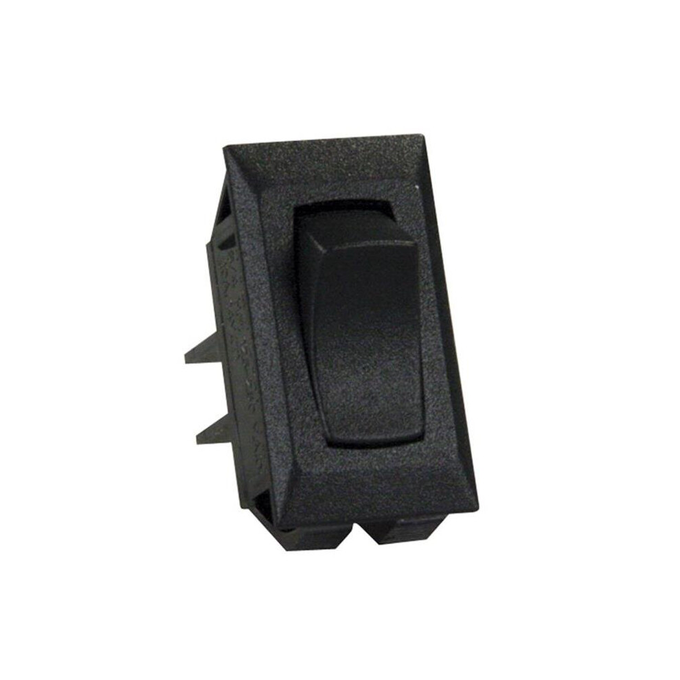12V Unlabeled On & Off Switch, Black 753678652117