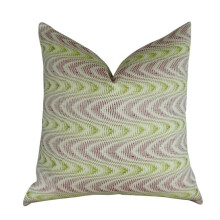 Charlesview Beet Handmade Throw Pillow, Beet, Citrine & Ivory - 26 x 26 in.