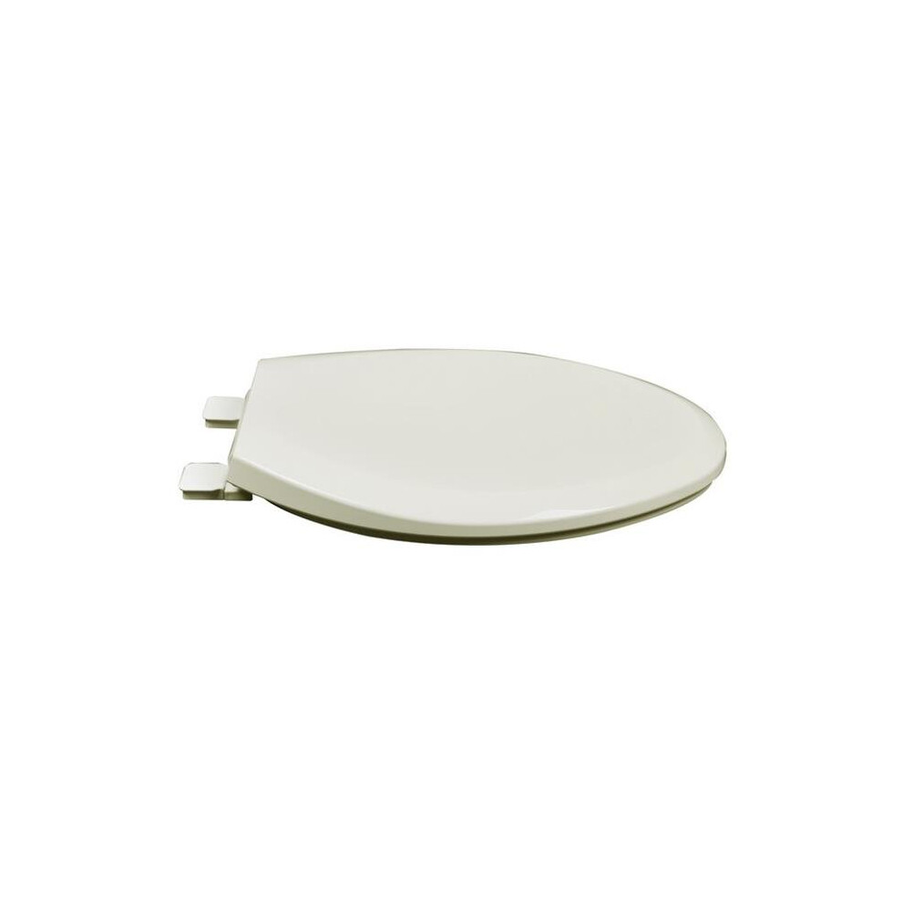 Slow Close Premium Plastic Elongated Toilet Seat, Linen & Biscuit 753678771238