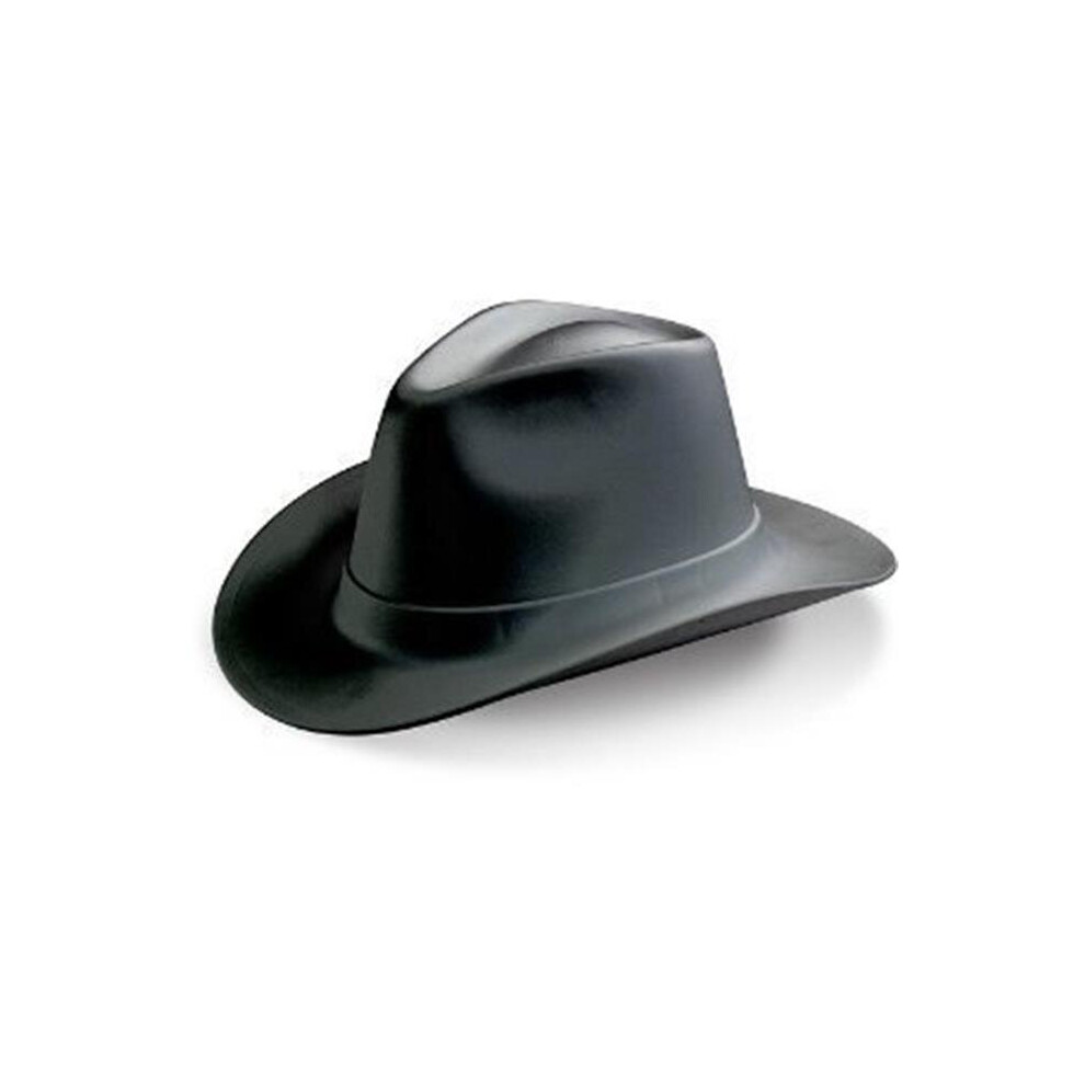 Cowboy Hard Hat With Ratchet, Black