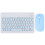 (Keyboard and mouse 3) Bluetooth Wireless Keyboard Mouse For Android IOS Windows Phone Tablet 9