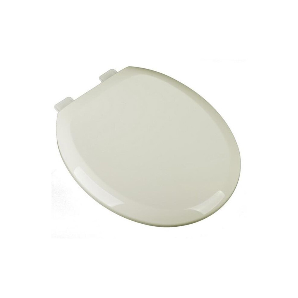 Slow Close Premium Plastic Round Toilet Seat, Linen - Biscuit 753678764193