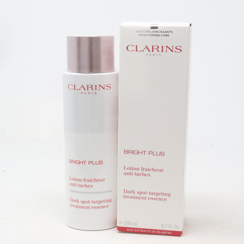 Clarins Bright Plus Dark Spot-Targeting Treatment Essence 6.7oz  New With Box