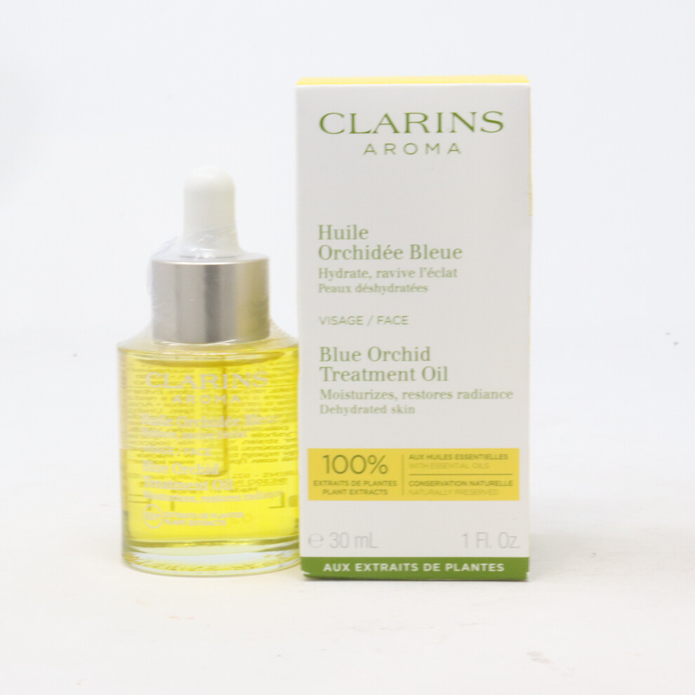 Clarins Blue Orchid Treatment Oil  1.0oz/30ml New With Box