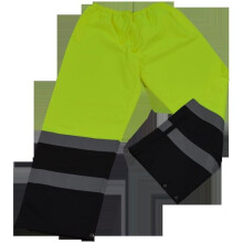 Rain Pants ANSI-ISEA 107-2004 Class E Waterproof Drawstring, Lime & Black - Extra Large
