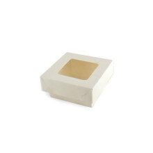 Small White Kray Box With Window 12 Oz. Pack Of 250