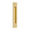 10 in. Modern Rectangular Flush Pull, Satin Brass 1