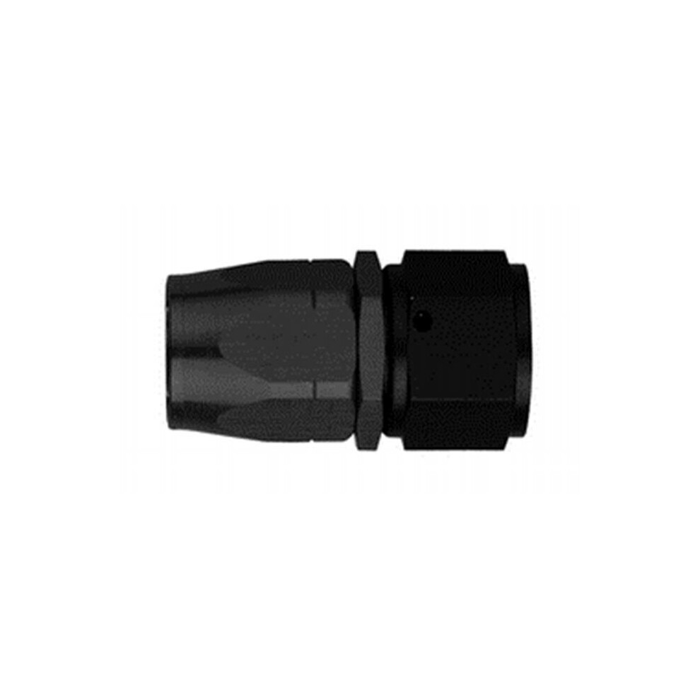 Hose End -16 Aluminium Swivel Straight Black 753678657679