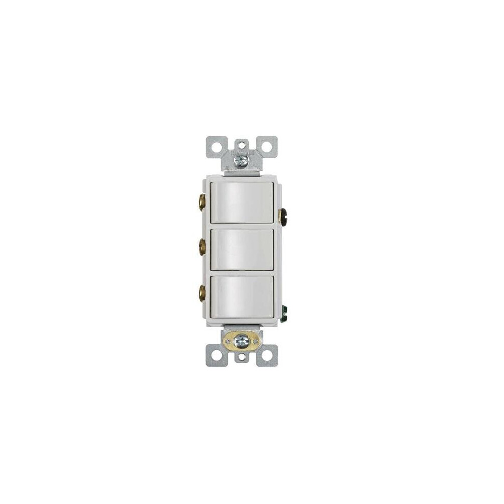 Photos - Other Electrical Equipment 3 Function Rocker Switch Wall Control, White