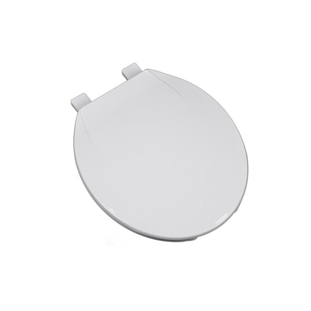 Deluxe Plastic Round Front Contemporary Design Toilet Seat, White 753678750448