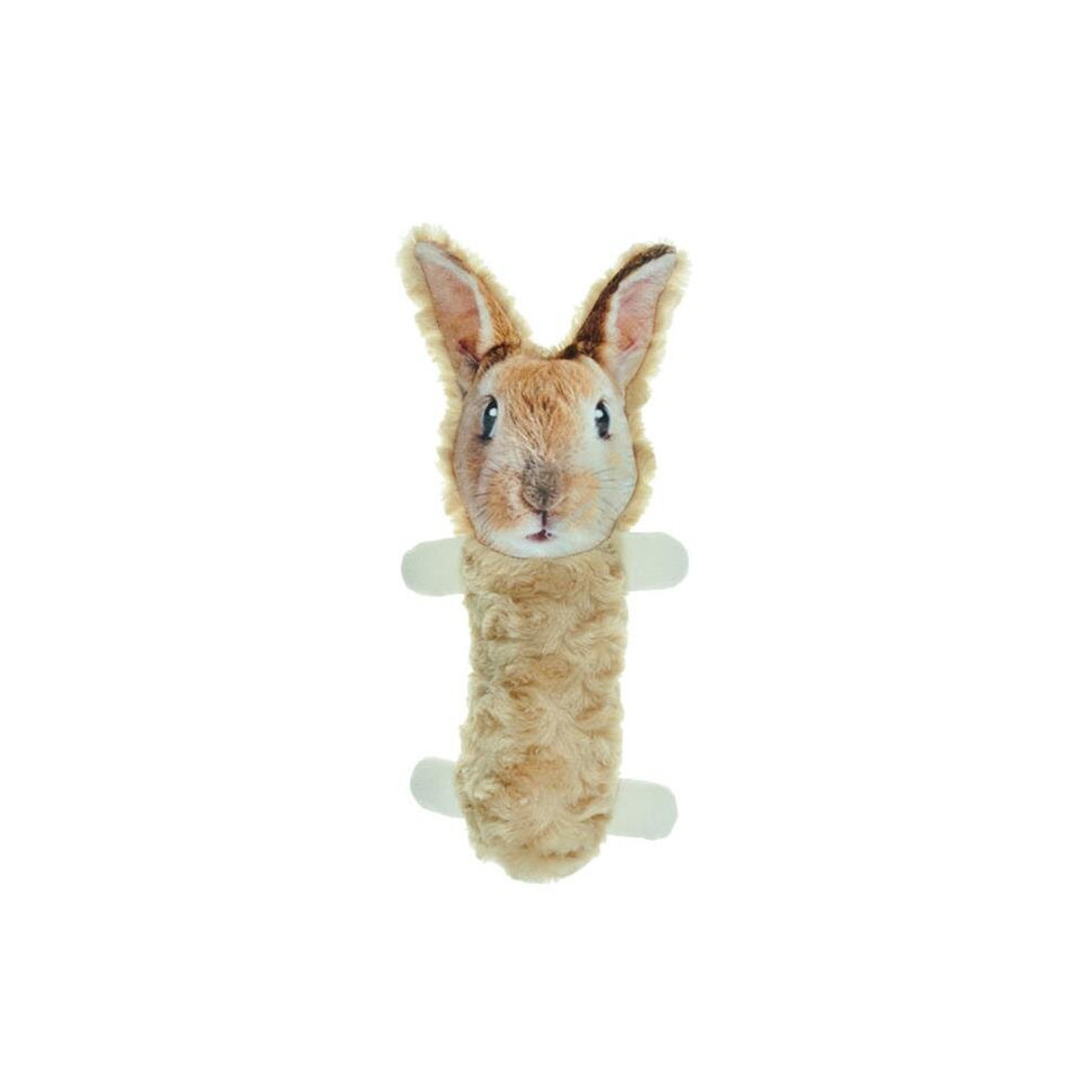 Tubular Squeaker Rabbit Toy 