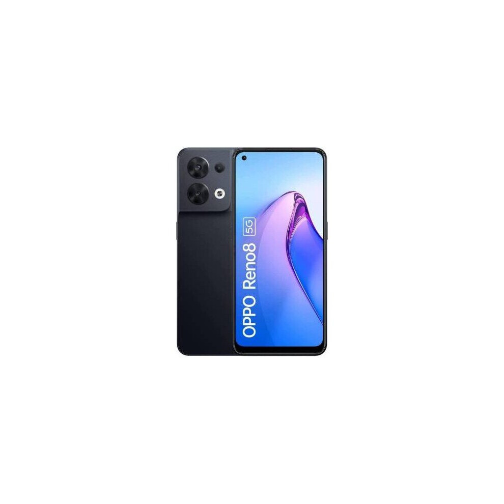 OPPO Reno 8 8+256GB 6.4" 5G Shimmer Black DS ITA