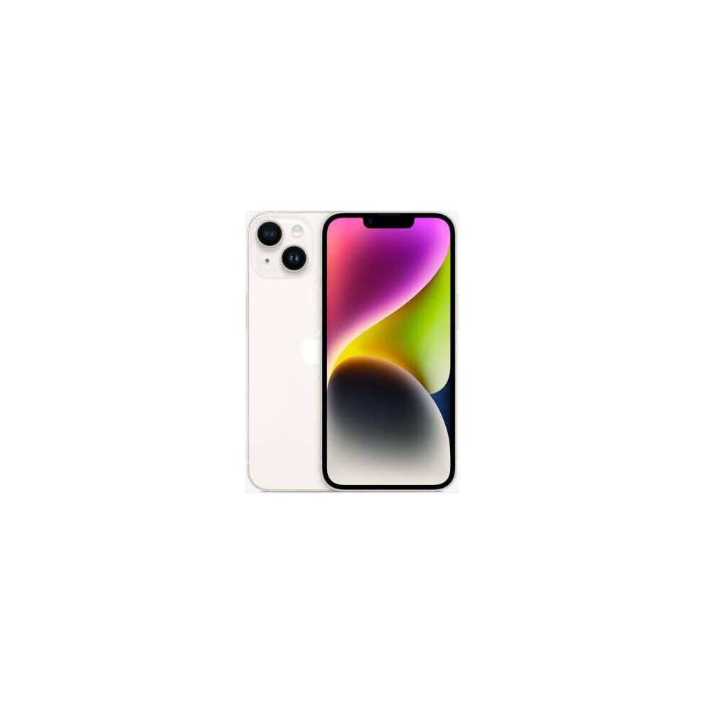 Apple iPhone 14 - 128GB - Starlight - Dual Sim