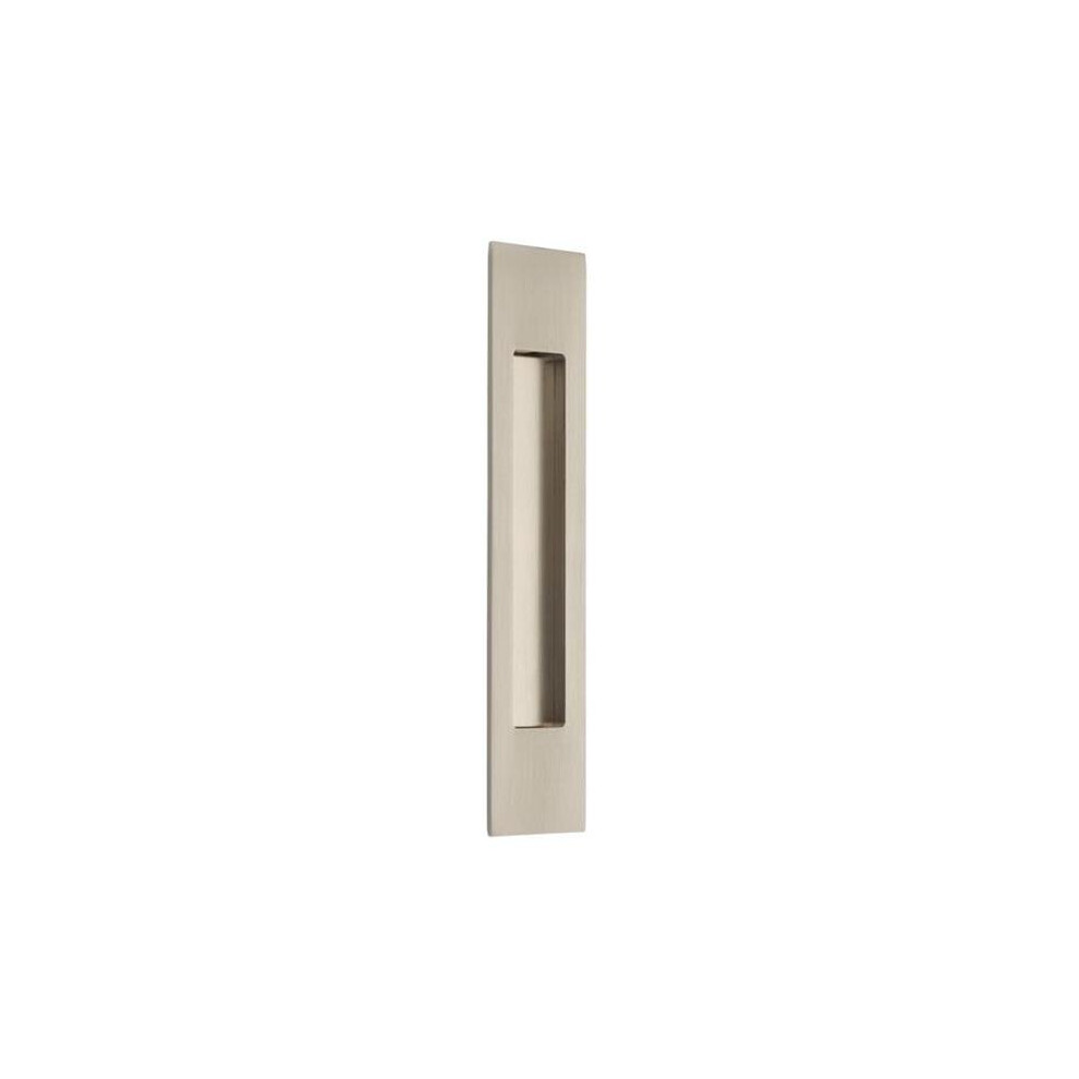 10 In. Modern Rectangular Flush Pull, Satin Nickel 758218065792