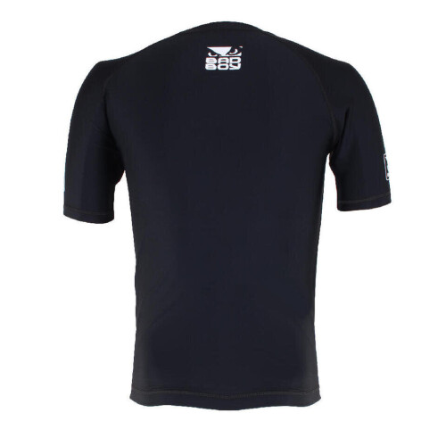 (X-Large) Bad Boy Raglan Short Sleeve Rashguard - Black 2