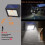 Solar Motion Sensor Light, LED Wall Light Solar Powered Garden Lights 5