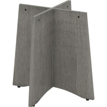 42-48 in. Weathered Charcoal Round Conference Table