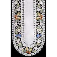 H7854-E Multicolor Butterfly Round Doily, 8 in.