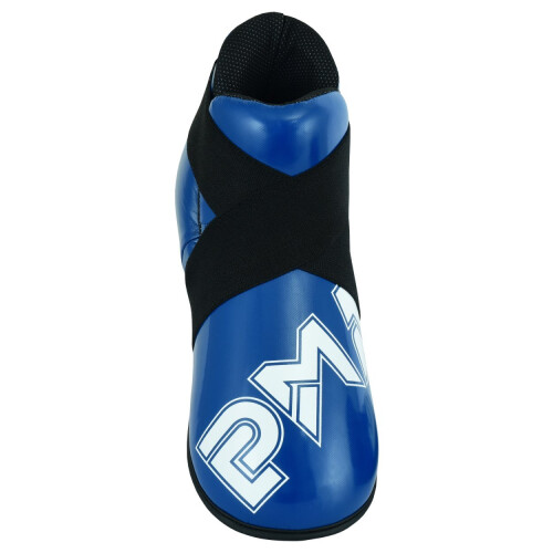 (BLUE, Medium) Playwell Semi Contact Elite Glossy Sparring Boots 1