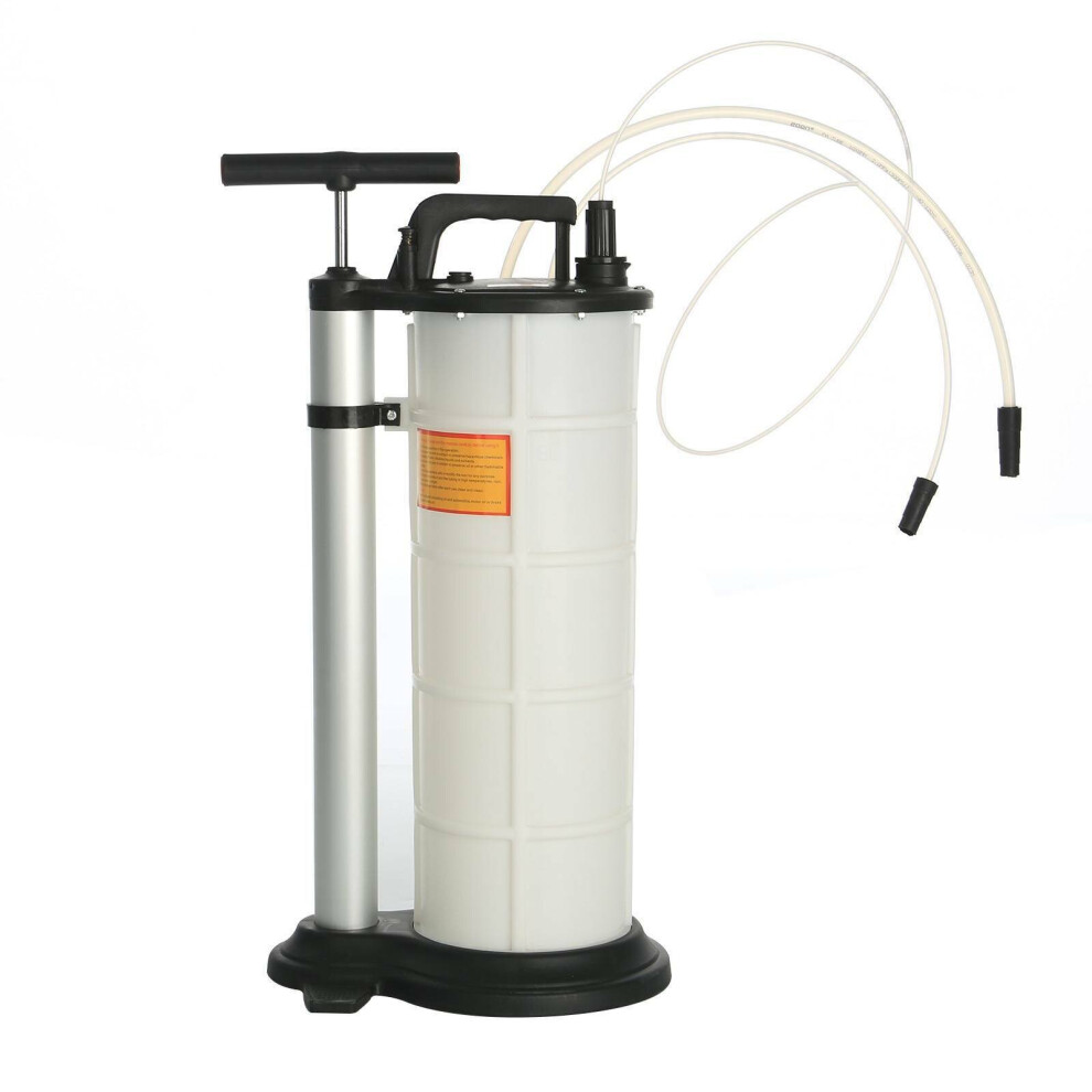 9L Manual Oil Extractor Pump Vacuum with 3 Hoses and Copper Tube - Car/Boat Engine Oil, Brake Fluid, Liquids
