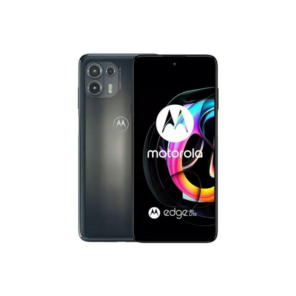 Motorola Edge 20 Lite Electric Graphite 6.7" 128Gb 5G Unlocked Black
