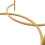 Living And Home (Gold) Modern Round Tempered Glass Coffee Table Centre Table 6