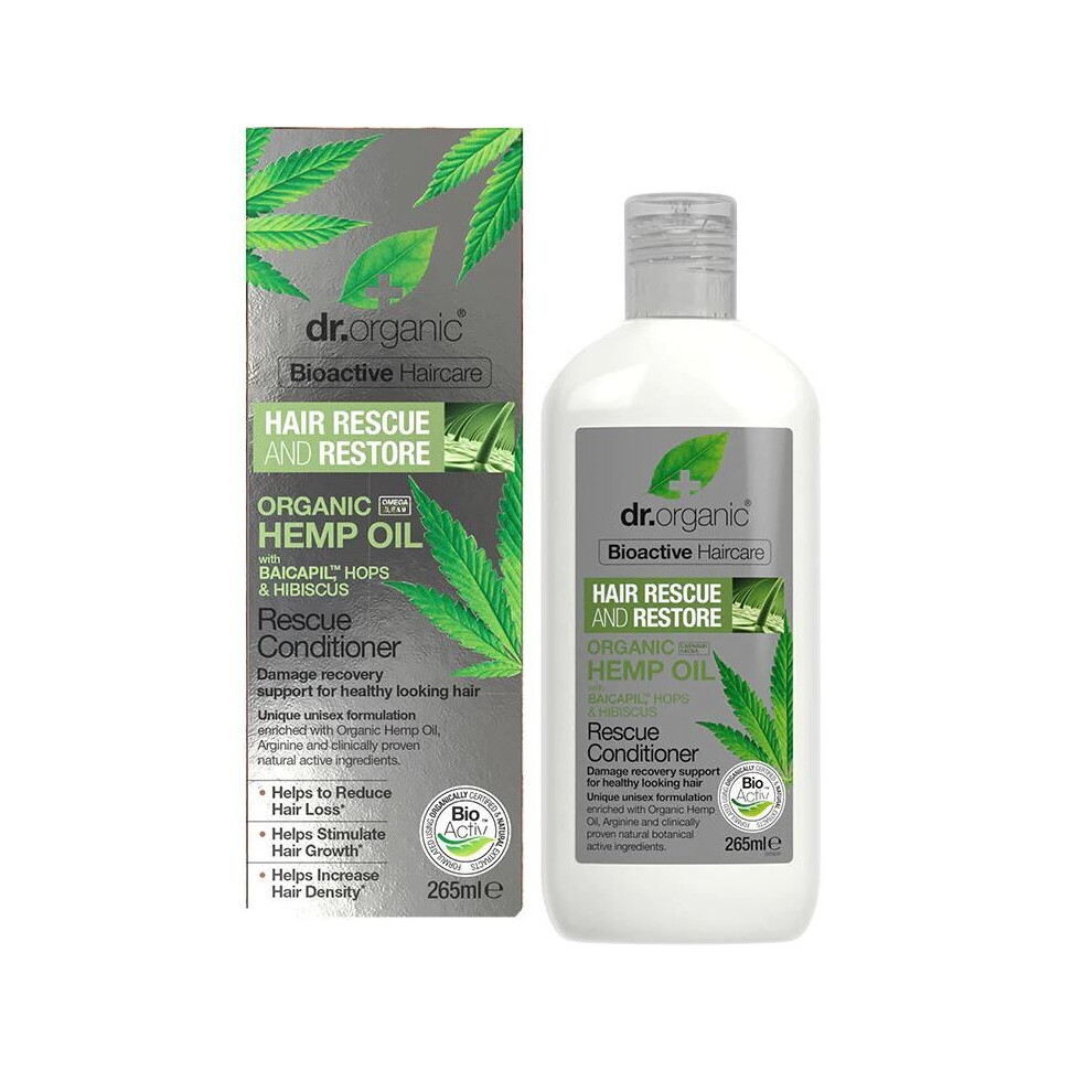 Dr Organic Hemp Rescue Conditioner 265Ml