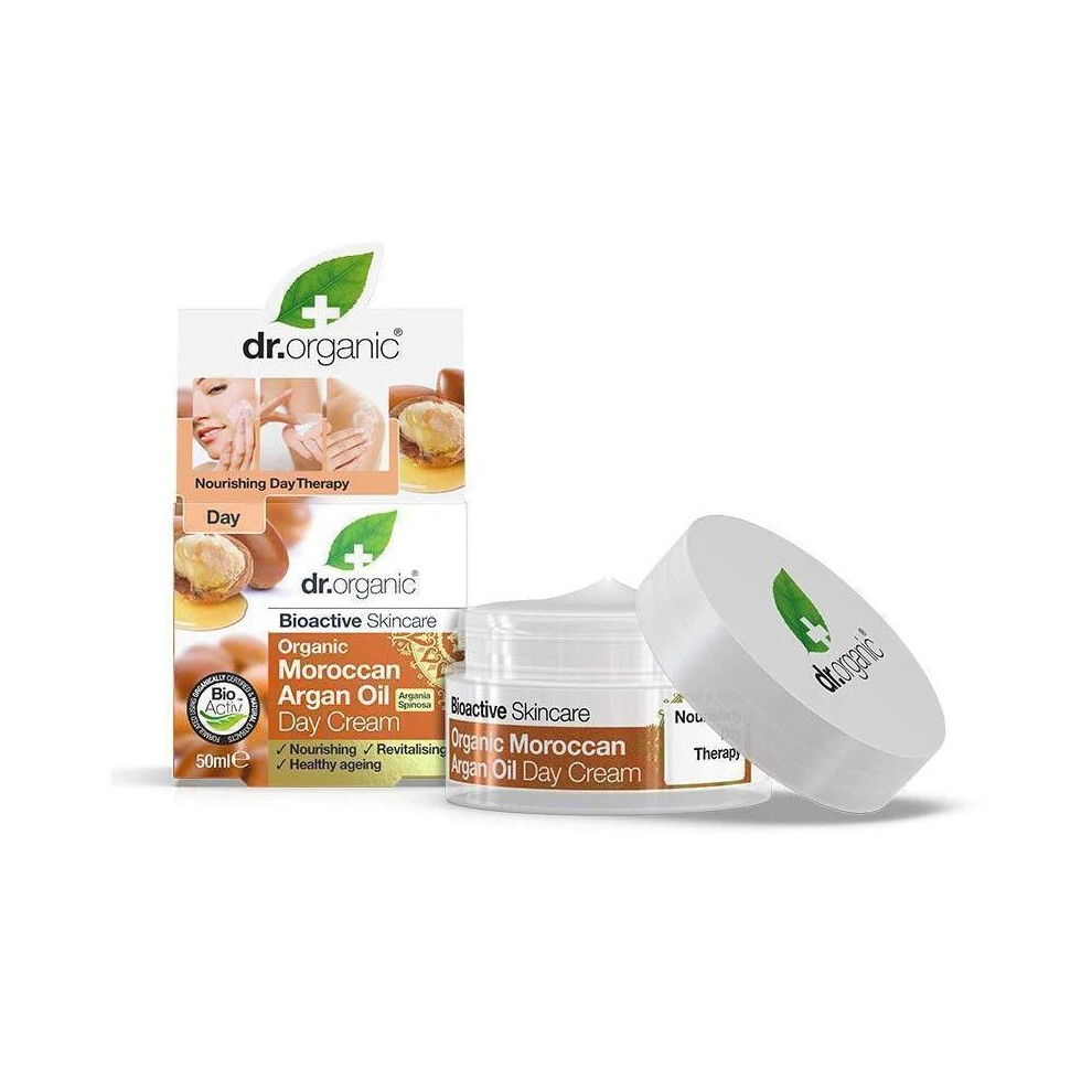 Dr Organic Cream Moroccan Argan Oil Day 50Ml
