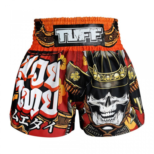 (X-Large) Tuff Samurai Skull Muay Thai Shorts