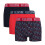 Ellesse (S) Ellesse Mens Boxer Trunks Short 3 Pack Stretch Cotton 6