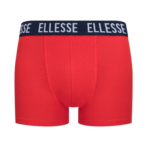 Ellesse (S) Ellesse Mens Boxer Trunks Short 3 Pack Stretch Cotton 2