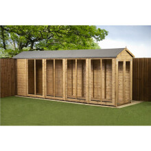 Empire Apex Summerhouse Shiplap Tongue & Groove 4x20 Double Door