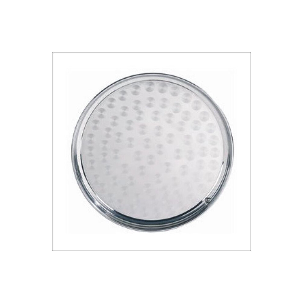 18 in. Stainless Steel Round Tray