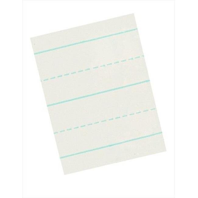 11 x 8.5 In. Alternate Ruled Long Way Writing Paper For Grade 2, 0.75 ...