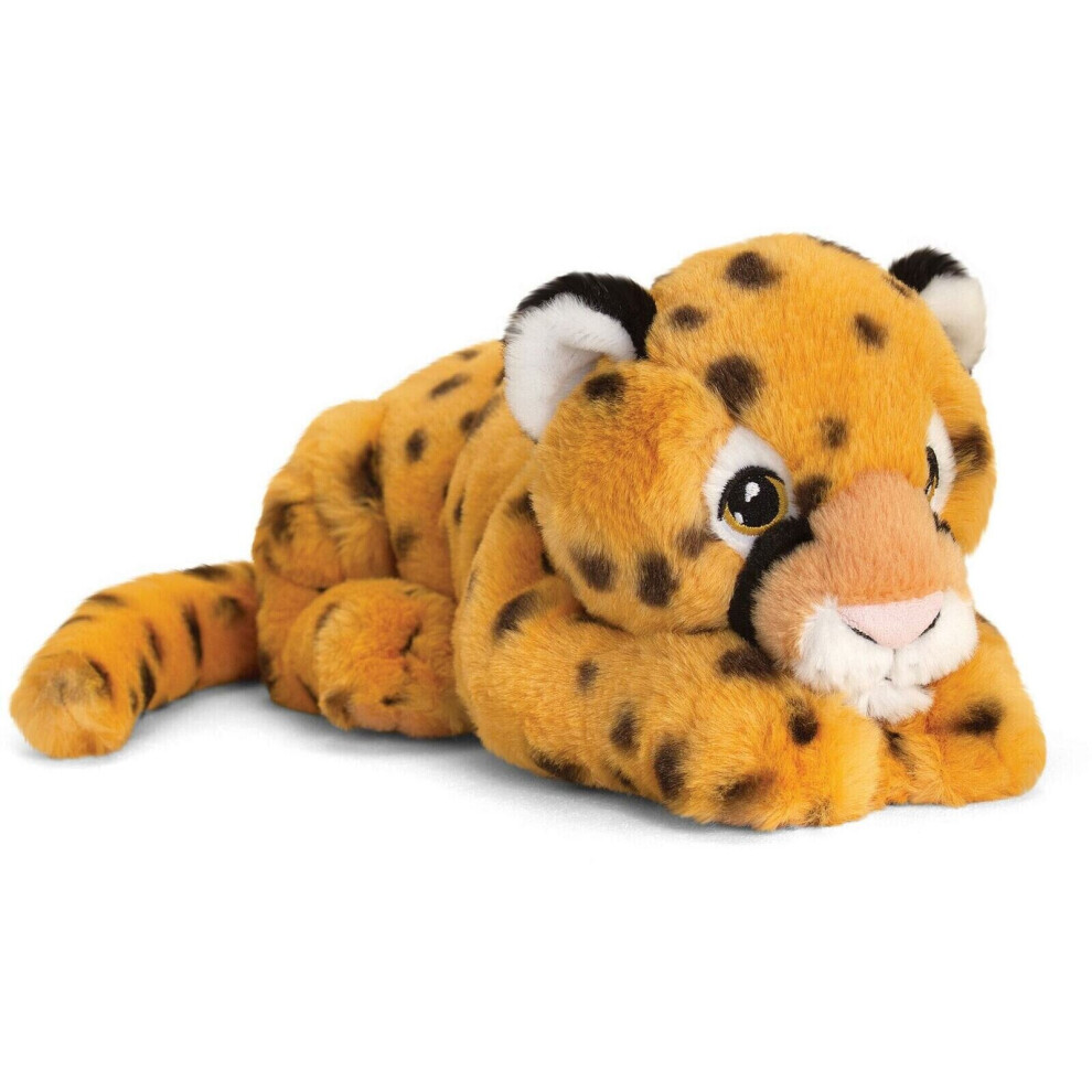 Keel Toys Keeleco Wild Cats Cheetah 25cm Stuffed Soft Toy Plush