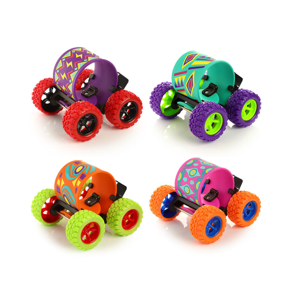 Fun Kids Pull Back Snap Bracelet Skateboard Toy