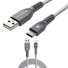 TECHGEAR Extra Long [2M] STRONG Braided USB C Data & Charger Cable Compatible for Amazon Fire HD 8 2022 12th/10th Gen Fire HD 10/Plus/Kids Pro
