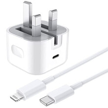 20W USB C Fast Charger With 1M Cable for iPhone 14/14 Plus/14 Pro/14 Pro Max/13 12 11 X XR XS SE 2020 8 7 6 6S Mini, Pad Pro, USBC PD Wall Charging