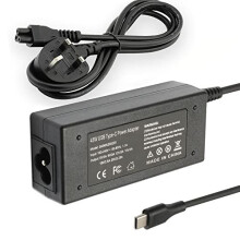 Universal USB C Laptop Charger, 45W UK Power Adapter, Chromebook Charger for HP, Lenovo, Dell, Asus, Acer, Samsung